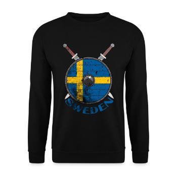 Suède - Sweat-shirt Unisexe - noir - Devant - Alina (178cm) & Michal (187cm)