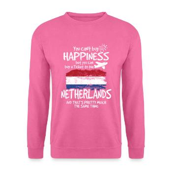 Niederlande - Unisex Pullover - Pink - Vorne