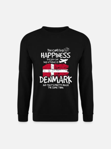 Dänemark - Unisex Pullover - Schwarz