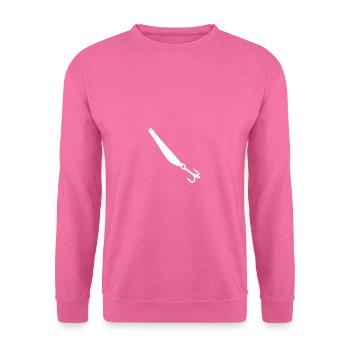 Angelköder Pilker Hochsee Drilling - Unisex Pullover - Pink - Vorne
