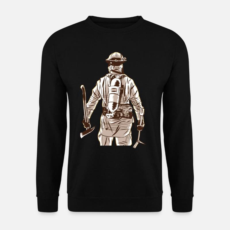 Feuerwehrmann - Unisex Pullover - Schwarz