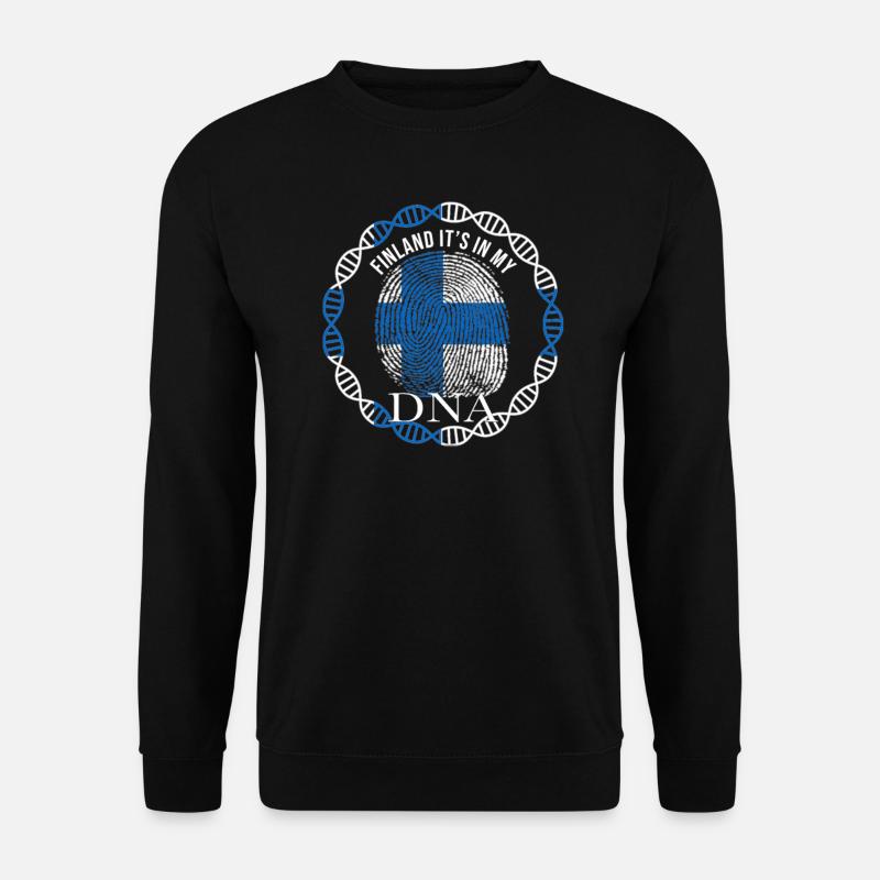 Finnland ist in meiner DNA - Unisex Pullover - Schwarz