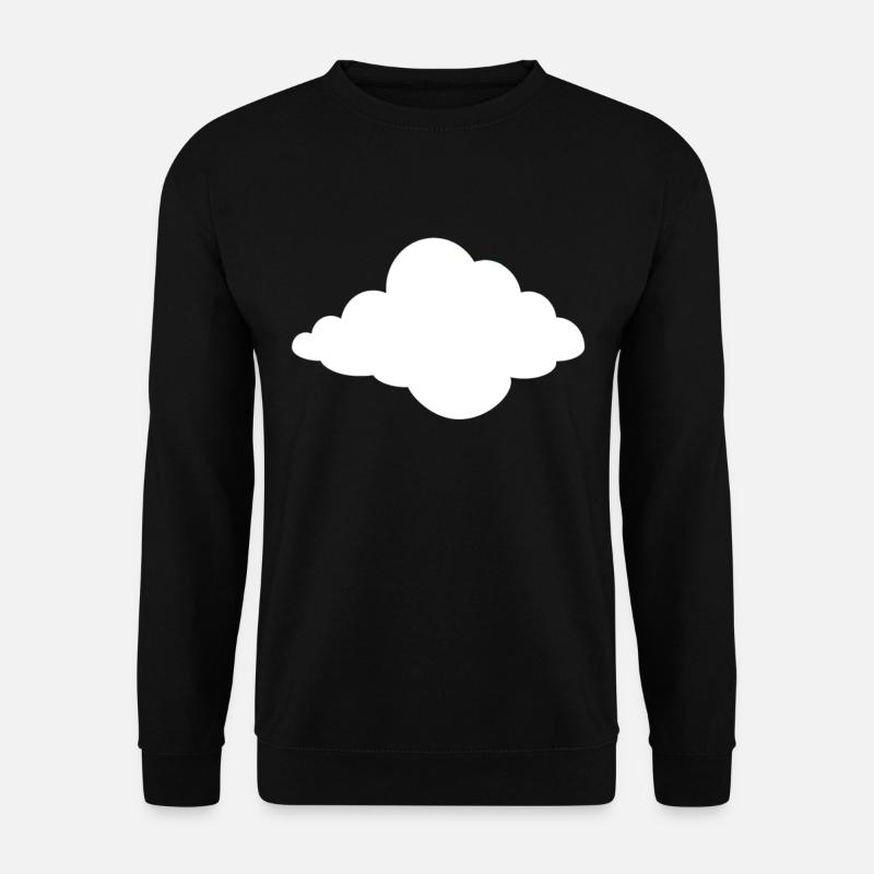 Nuages ciel cadeau - Sweat-shirt Unisexe - noir