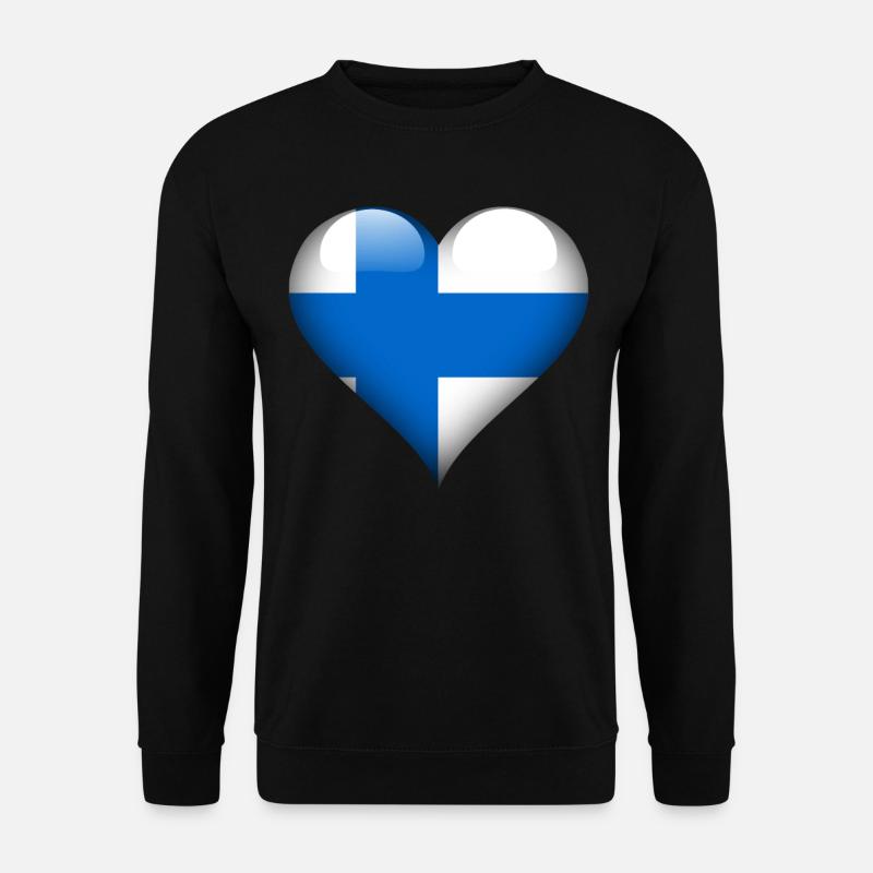 Heart Finland - Unisex Sweatshirt - black
