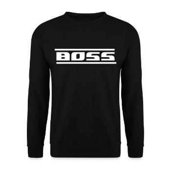patron - Sweat-shirt Unisexe - noir - Devant - Alina (178cm) & Michal (187cm)