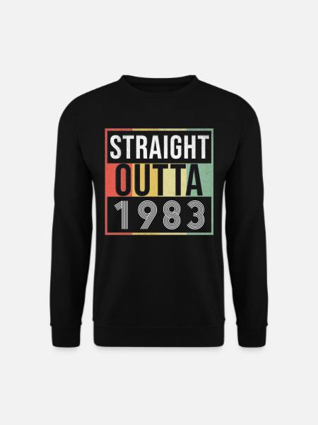 Geboren 1983 - Unisex Pullover - Schwarz