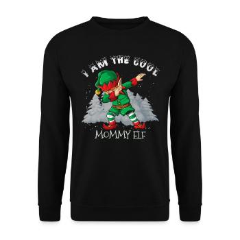 Je suis la maman cool qui tamponne - Sweat-shirt Unisexe - noir - Devant - Alina (178cm) & Michal (187cm)