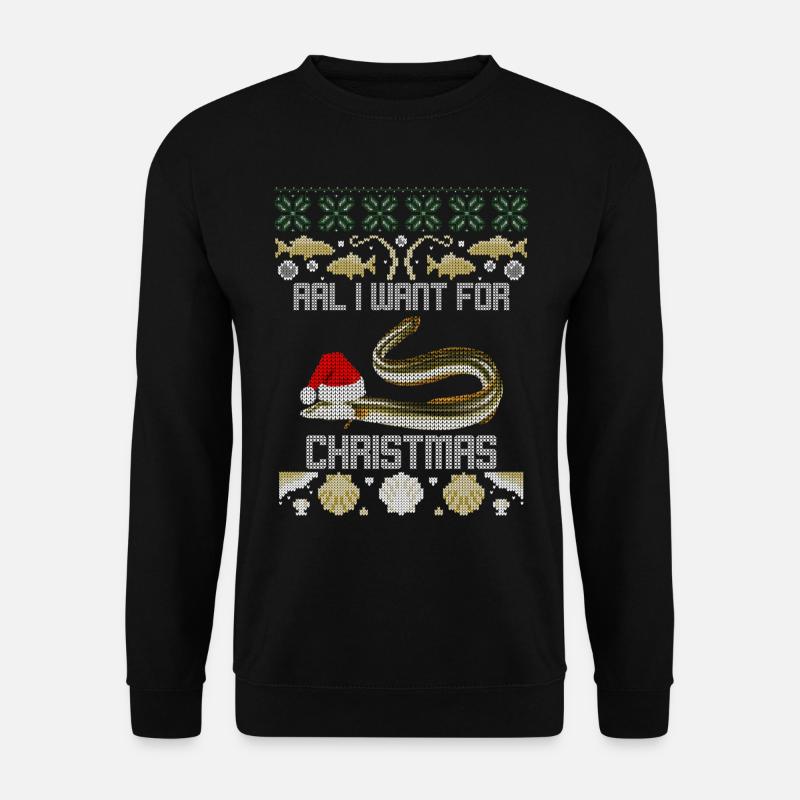 AAL I want for christmas ugly christmas sweater - Unisex Pullover - Schwarz
