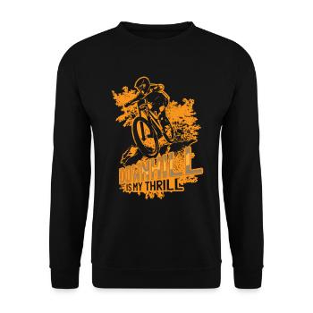 Downhill - Unisex Pullover - Schwarz - Vorne - Alina (178cm) & Michal (187cm)