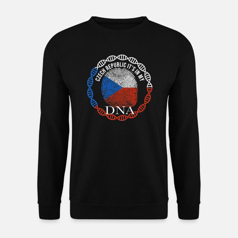 Tschechien Flagge DNA - Unisex Pullover - Schwarz