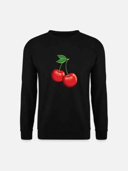 Red Cherries Cherries Cherries Cherry - Unisex Sweatshirt - black