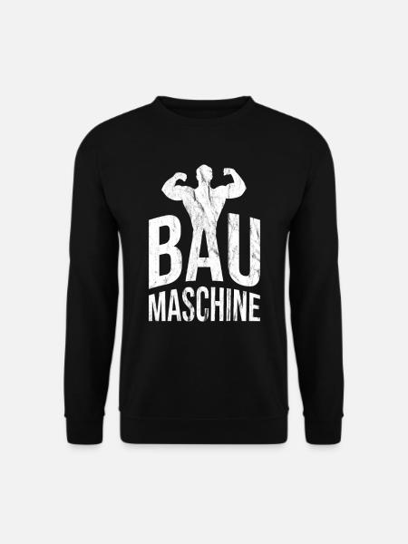 Baumaschine Bauarbeiter Bau - Unisex Pullover - Schwarz