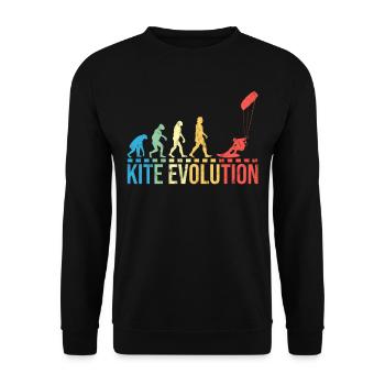 Kite Kitesurf Kitesurf Kiten - Sweat-shirt Unisexe - noir - Devant - Alina (178cm) & Michal (187cm)