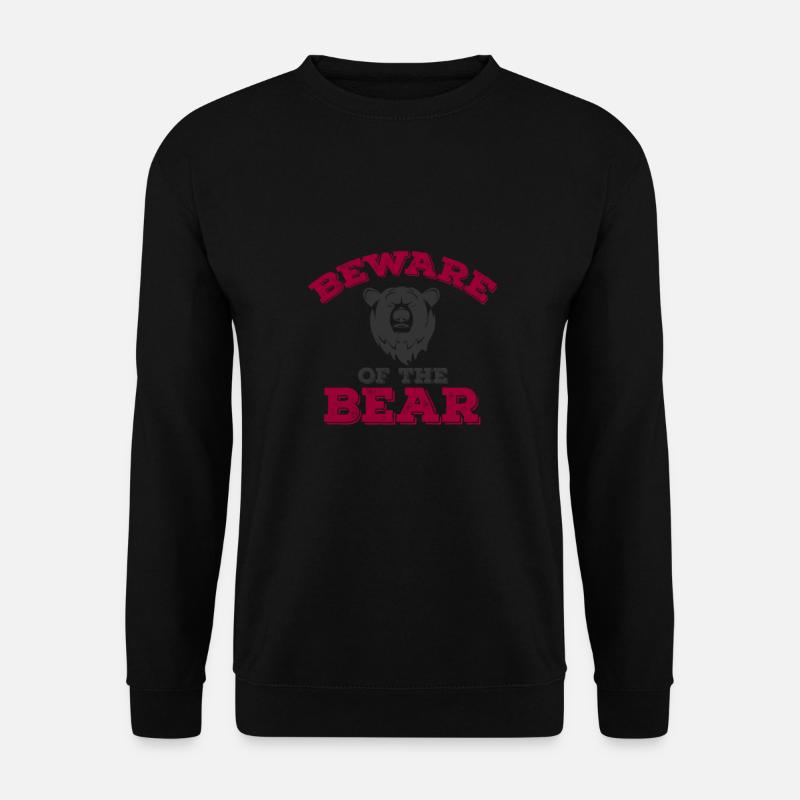 Beware of the Bear - Unisex Pullover - Schwarz