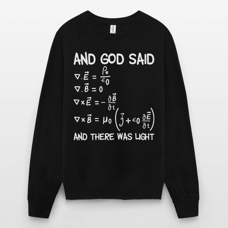 Maxwell equations physics gift electronics engineer Unisex Sweatshirt