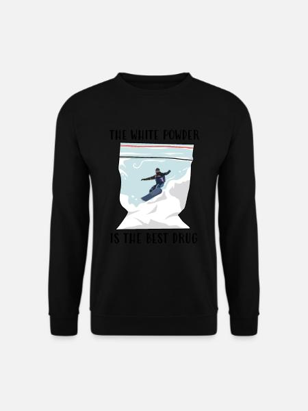 Powder / Snowboard - Unisex Sweatshirt - black