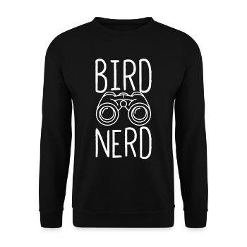 Bird Nerd Bird Owners Bird Breeding Bird - Unisex Sweatshirt - black - Front - Alina (178cm) & Michal (187cm)