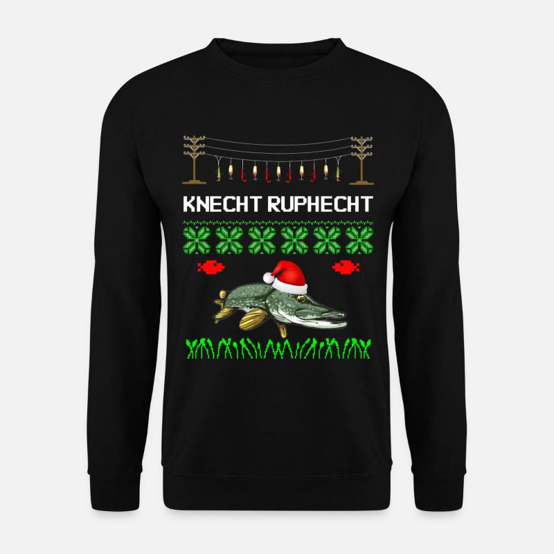 Knecht Ruphecht Weihnachten Ugly christmas - Unisex Pullover - Schwarz