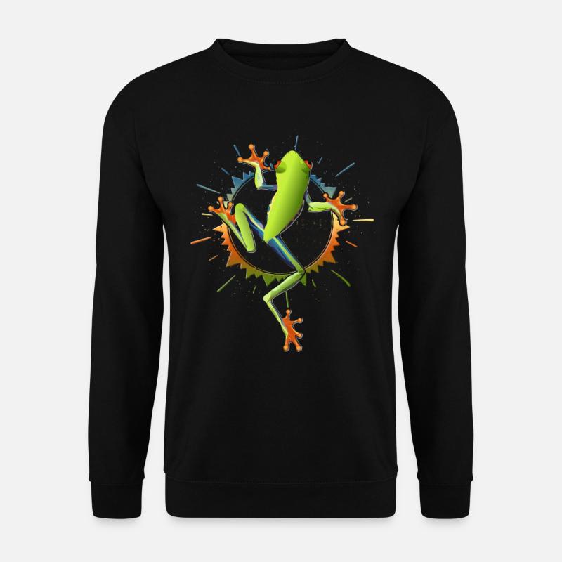 Frosch - Unisex Pullover - Schwarz