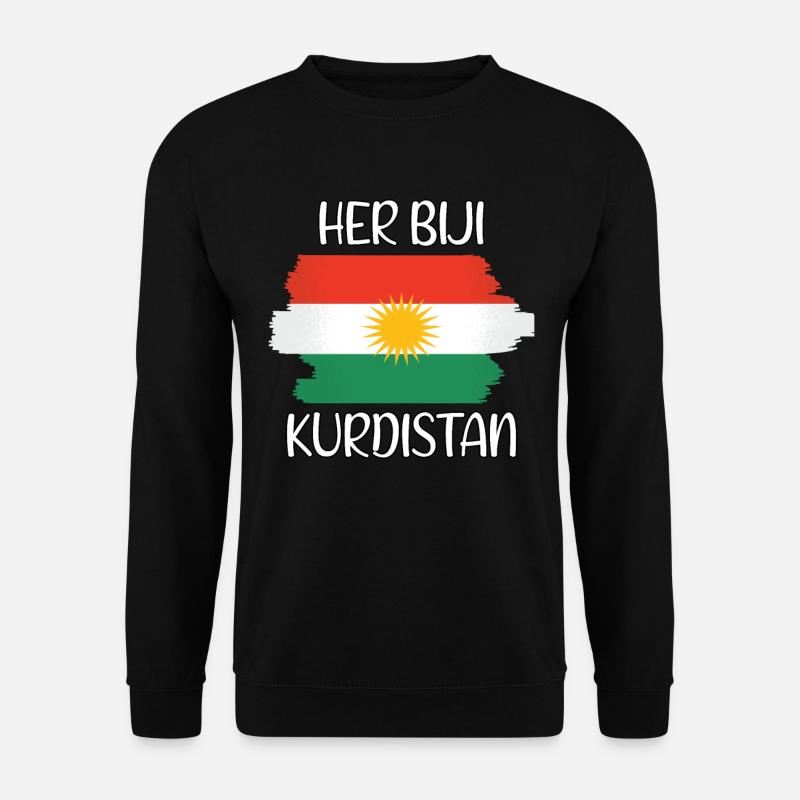 Her Biji Kurdistan - Unisex Pullover - Schwarz