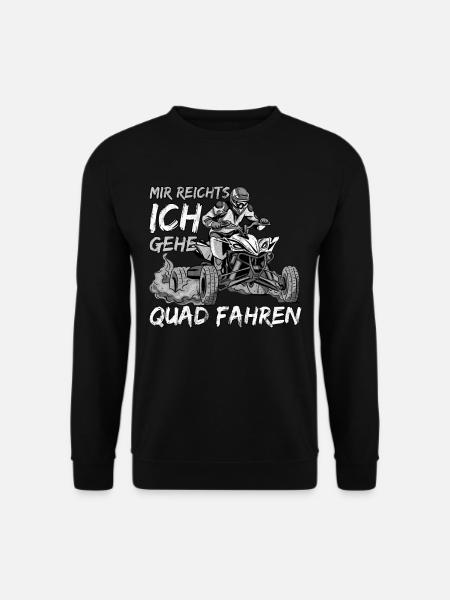 Mir Reichts Ich Gehe Quad Fahren Geschenk - Unisex Pullover - Schwarz