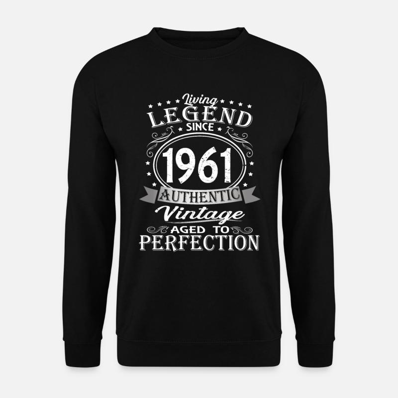 Né en 1961 - Sweat-shirt Unisexe - noir