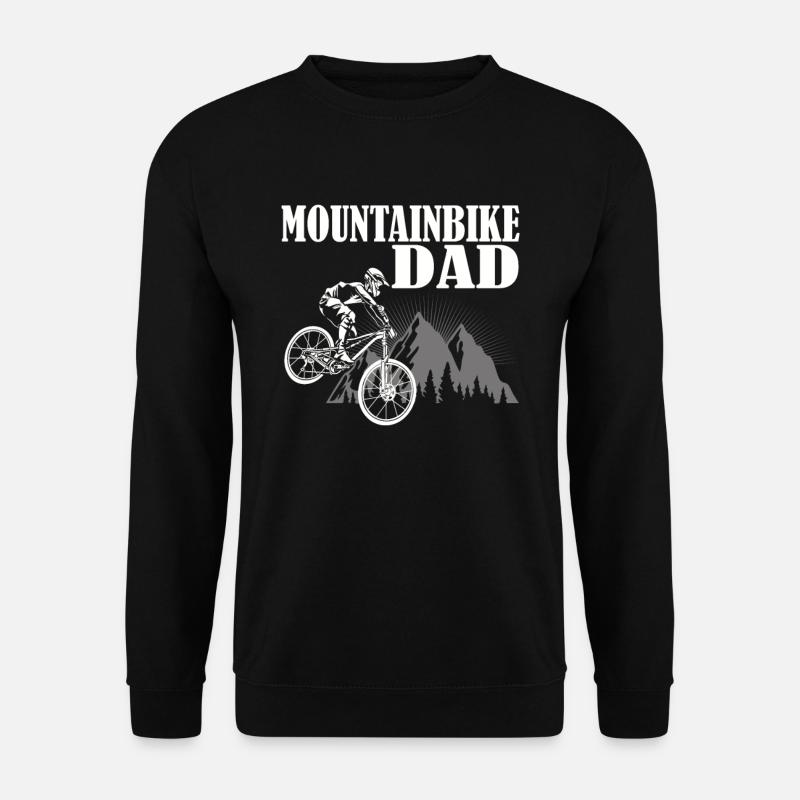 Mountain Bike Dad - Unisex Pullover - Schwarz