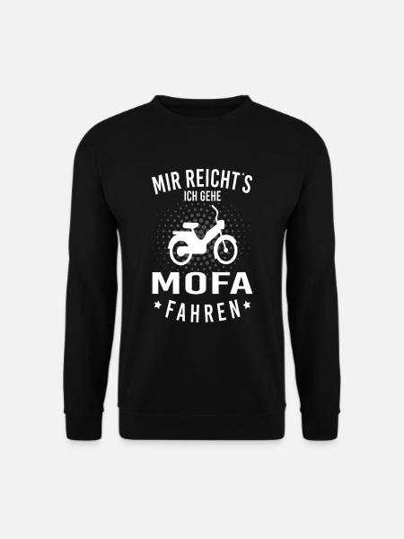Mir reichts ich gehe Mofa fahren - Unisex Pullover - Schwarz