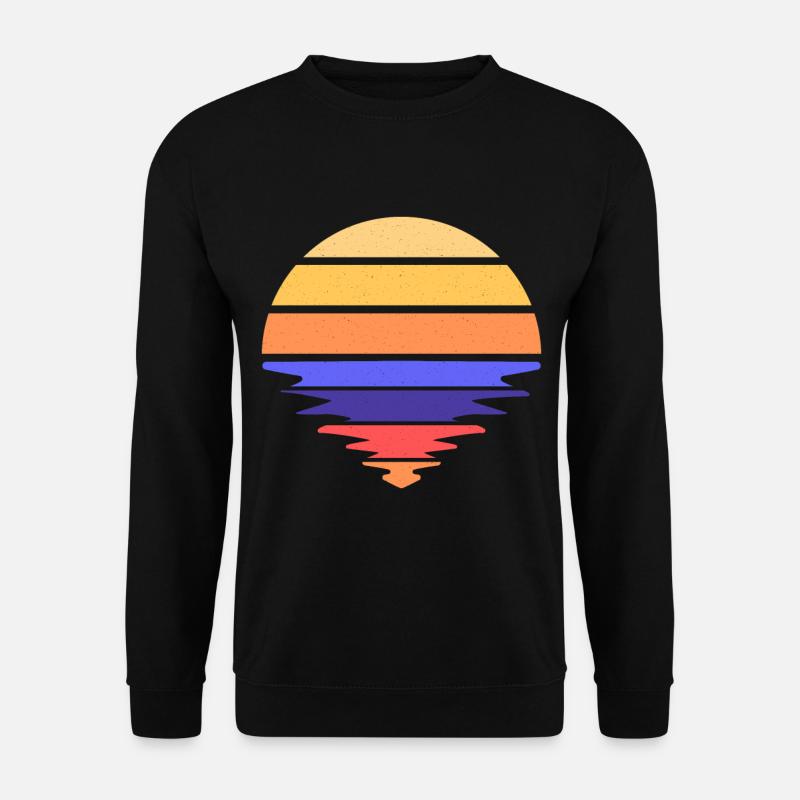SUNSET I Rainbow - Unisex Sweatshirt - black