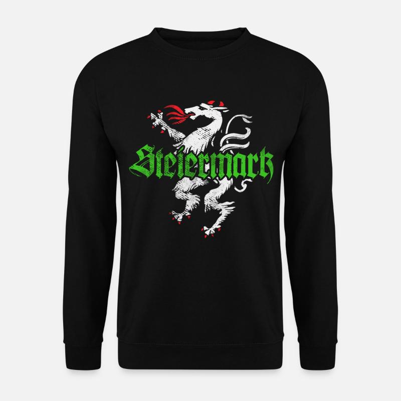 Steiermark Bekleidung Steirischer Panther - Unisex Pullover - Schwarz