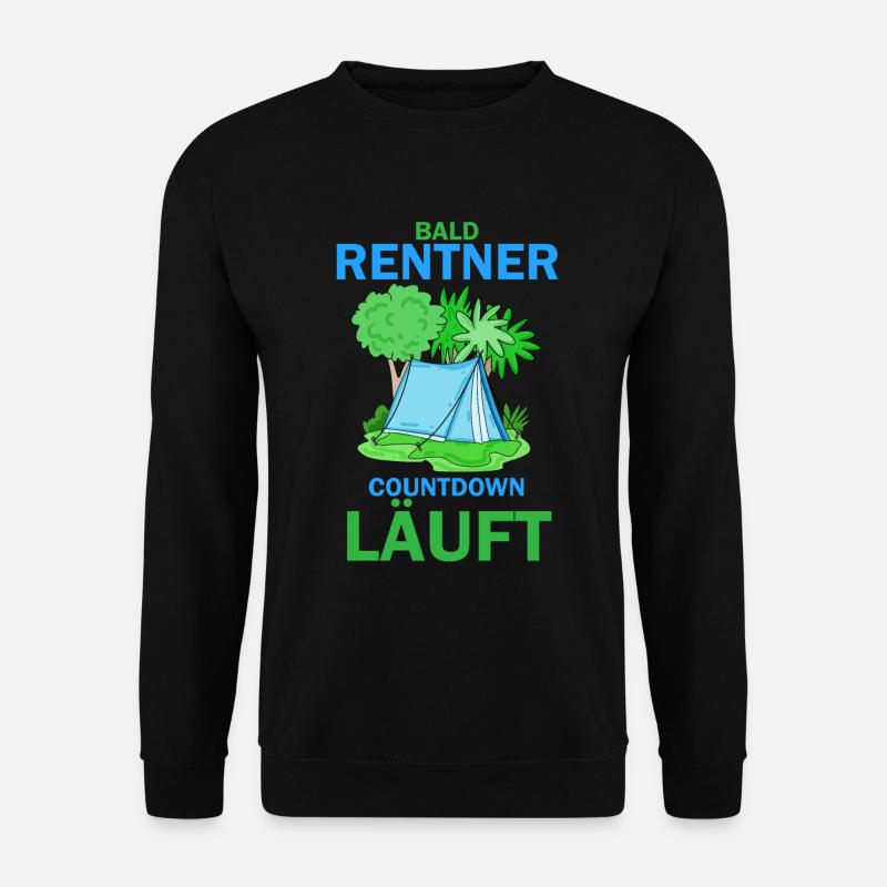 Rentner Countdown - Unisex Pullover - Schwarz