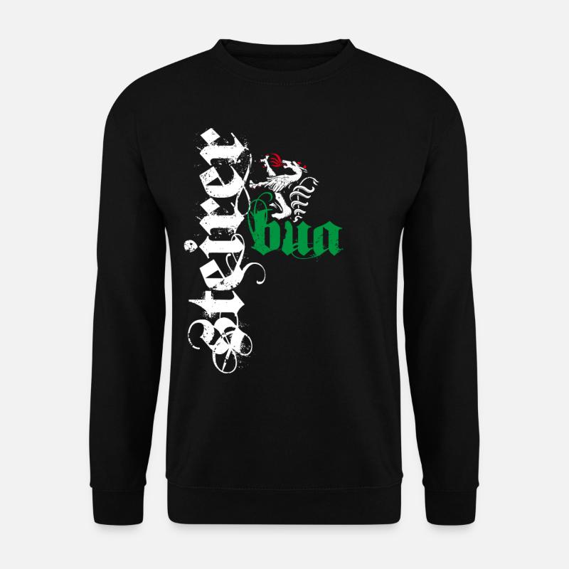 Steirerbua Steiermark Steirer Bua Bekleidung - Unisex Pullover - Schwarz