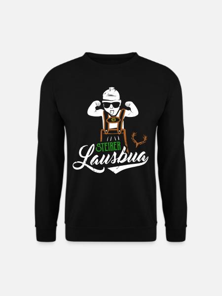 Steiermark Lausbua Steirerbua Steirer Bua - Unisex Pullover - Schwarz