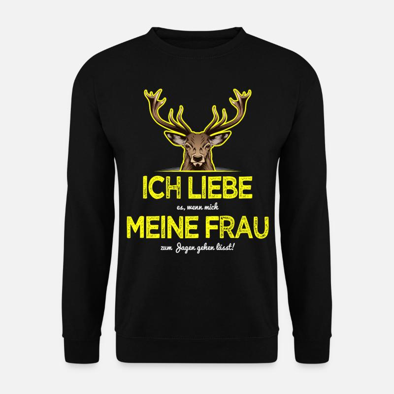Jäger Sprüche - Unisex Pullover - Schwarz