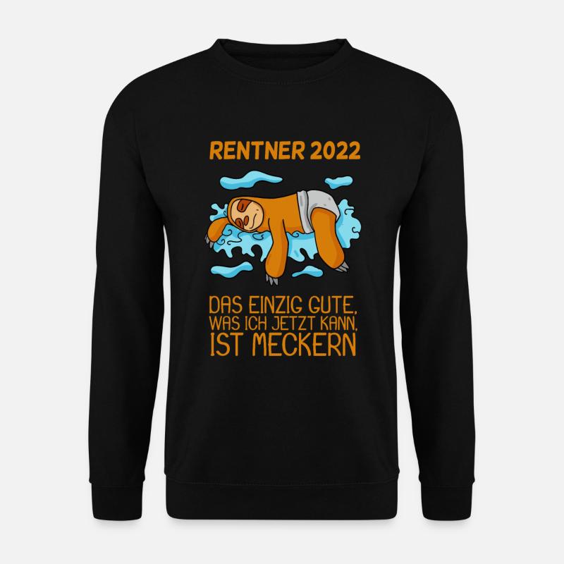 Rentenbeginn 2022 Geschenk - Unisex Pullover - Schwarz