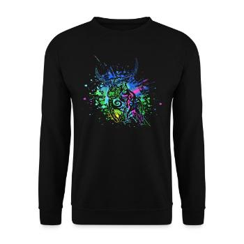 Taureau - Signe du zodiaque Taureau - Je suis Taureau - Taureau - Sweat-shirt Unisexe - noir - Devant - Alina (178cm) & Michal (187cm)