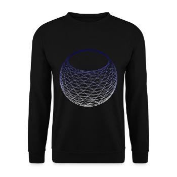 espace internet star link 5g - Sweat-shirt Unisexe - noir - Devant - Alina (178cm) & Michal (187cm)