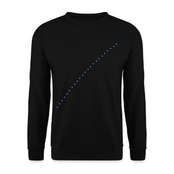 (star link) - Unisex Sweatshirt - black - Front - Alina (178cm) & Michal (187cm)