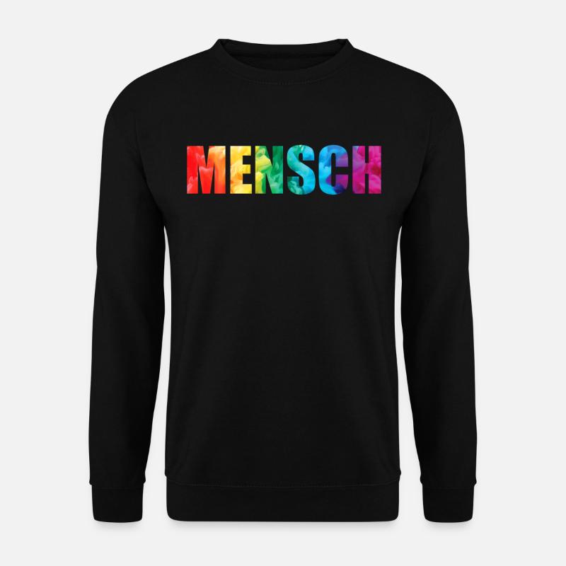 Mensch Pride Month LGBT LGBTQ - Unisex Pullover - Schwarz