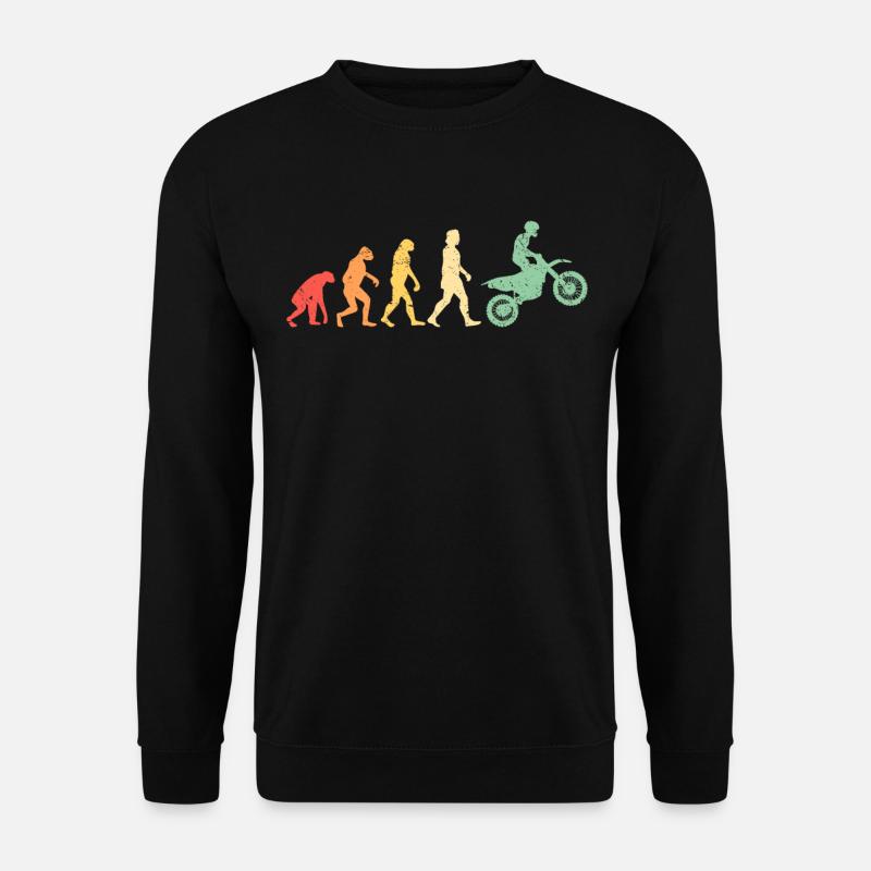 Motocross Cross MX Geschenk - Unisex Pullover - Schwarz