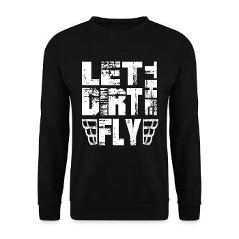 Motocross MX Rider Rider Supercross Gift - Unisex Sweatshirt - black - Front - Alina (178cm) & Michal (187cm)
