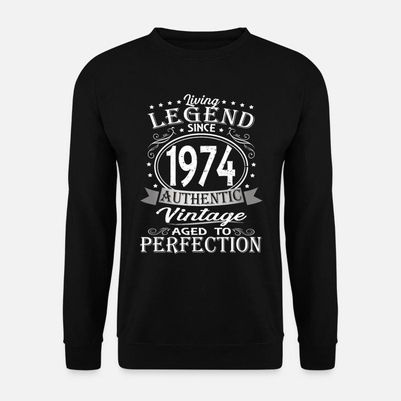 Lebende Legende 1974 - Unisex Pullover - Schwarz