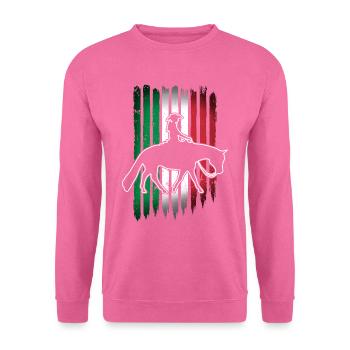 Cheval de plaisir et western rider Équitation western - Sweat-shirt Unisexe - rose - Devant