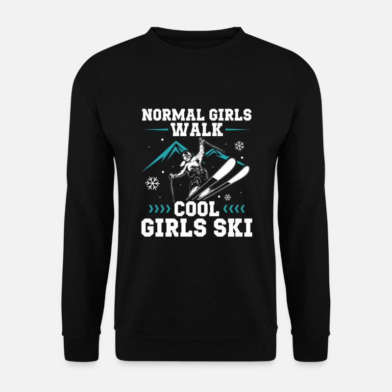 Ski - Sweat-shirt Unisexe - noir