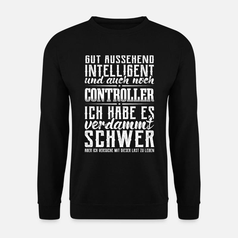 Controlling Gutaussehend Rechnungswesen Controller - Unisex Pullover - Schwarz