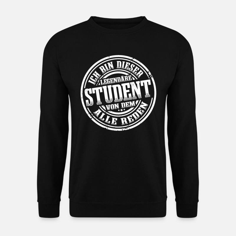 Student Legende Studium Bachelor Studenten - Unisex Pullover - Schwarz