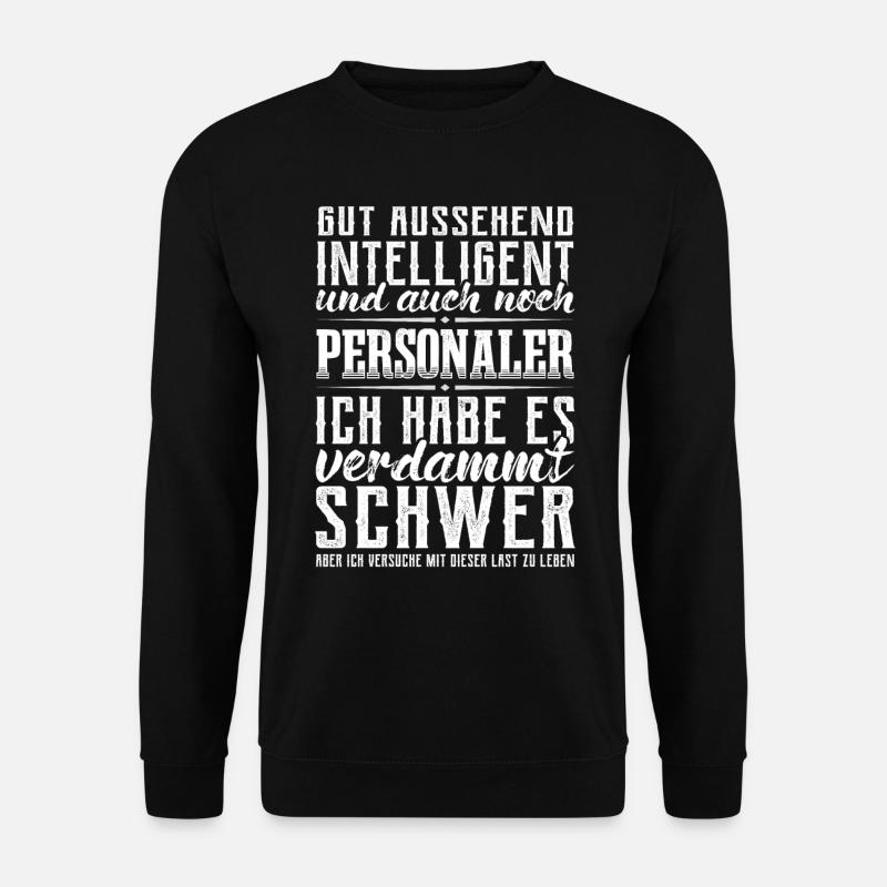 Personaler Human Resources Lustig Personal - Unisex Pullover - Schwarz