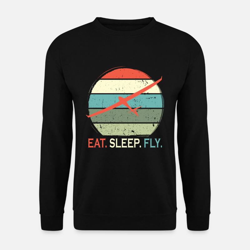 Glider and gliding - Unisex Sweatshirt - black