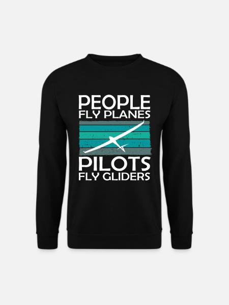 Gliders and gliders - Unisex Sweatshirt - black