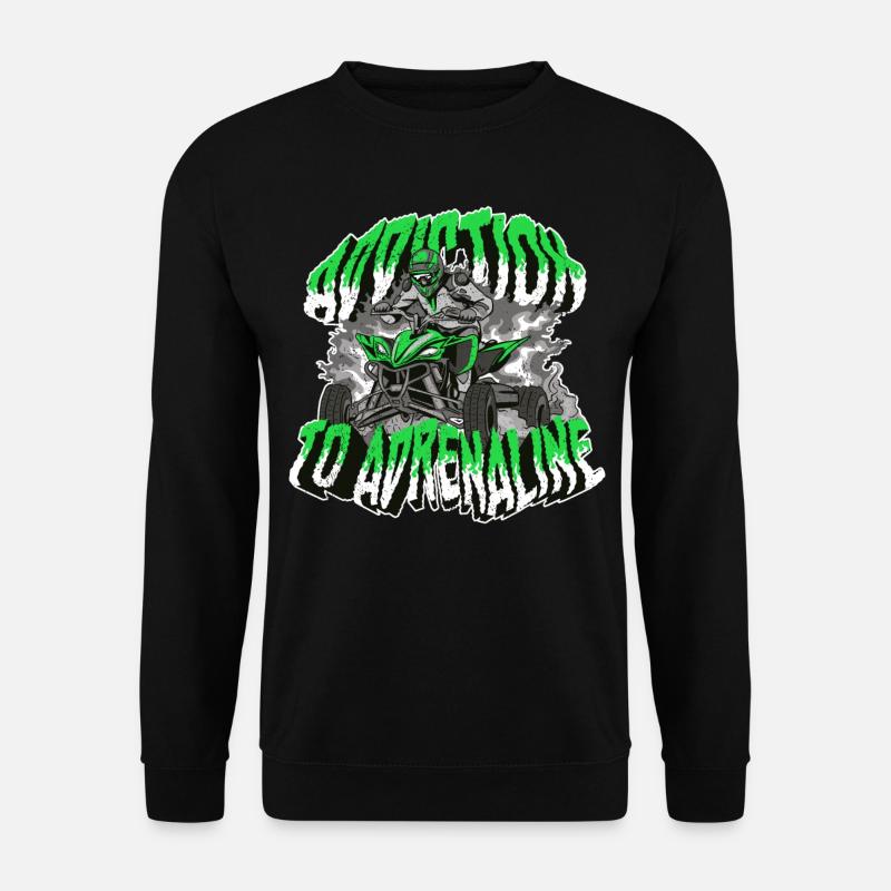 Quad Quadfahrer - Unisex Pullover - Schwarz
